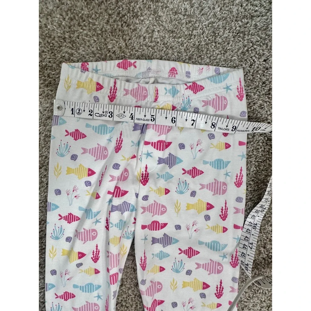 Ros Garden Cameron Paradise Kids Pajamas Pink Multi Fish Print Set Size 6 NWT